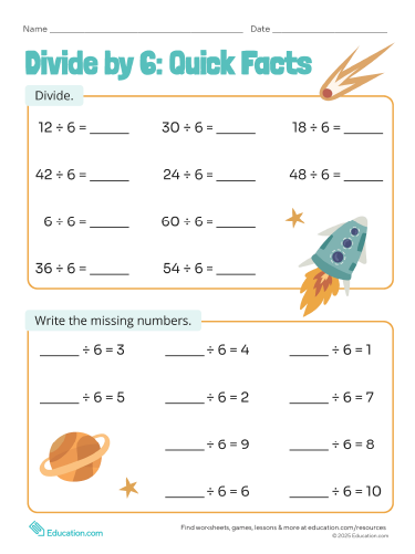 Divide by 6: Quick Facts